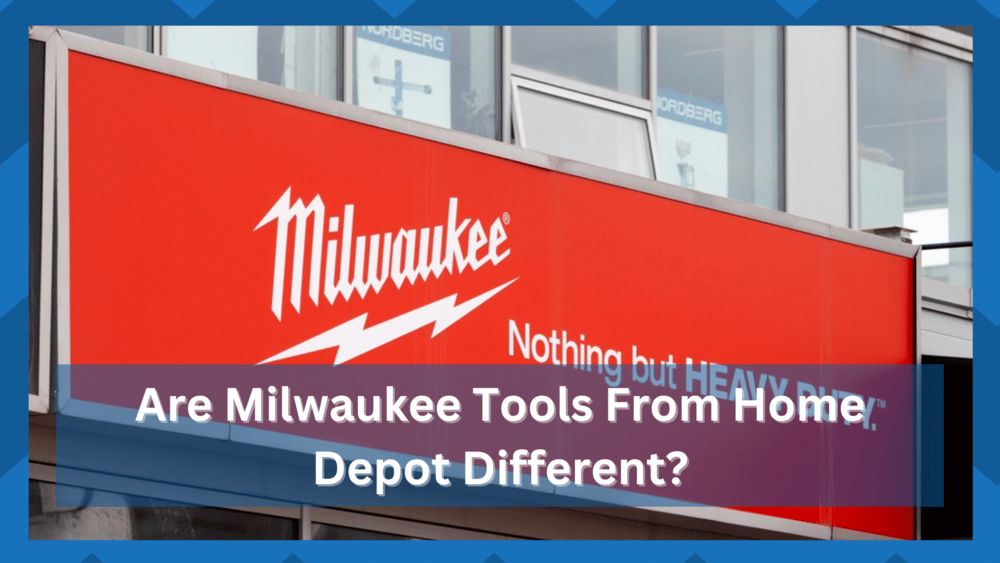are milwaukee tools from home depot different