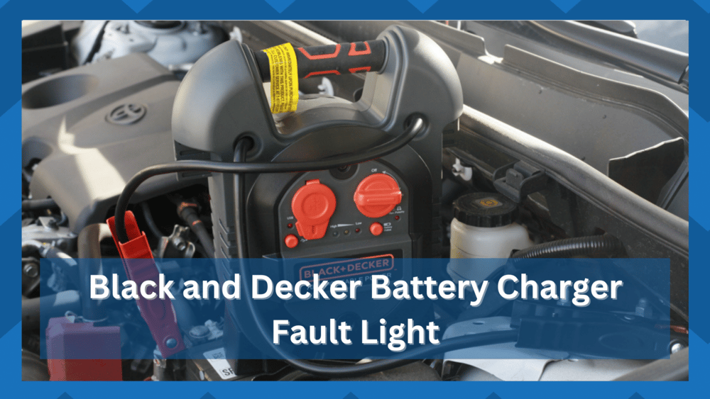 Black and Decker Battery Charger Fault Light