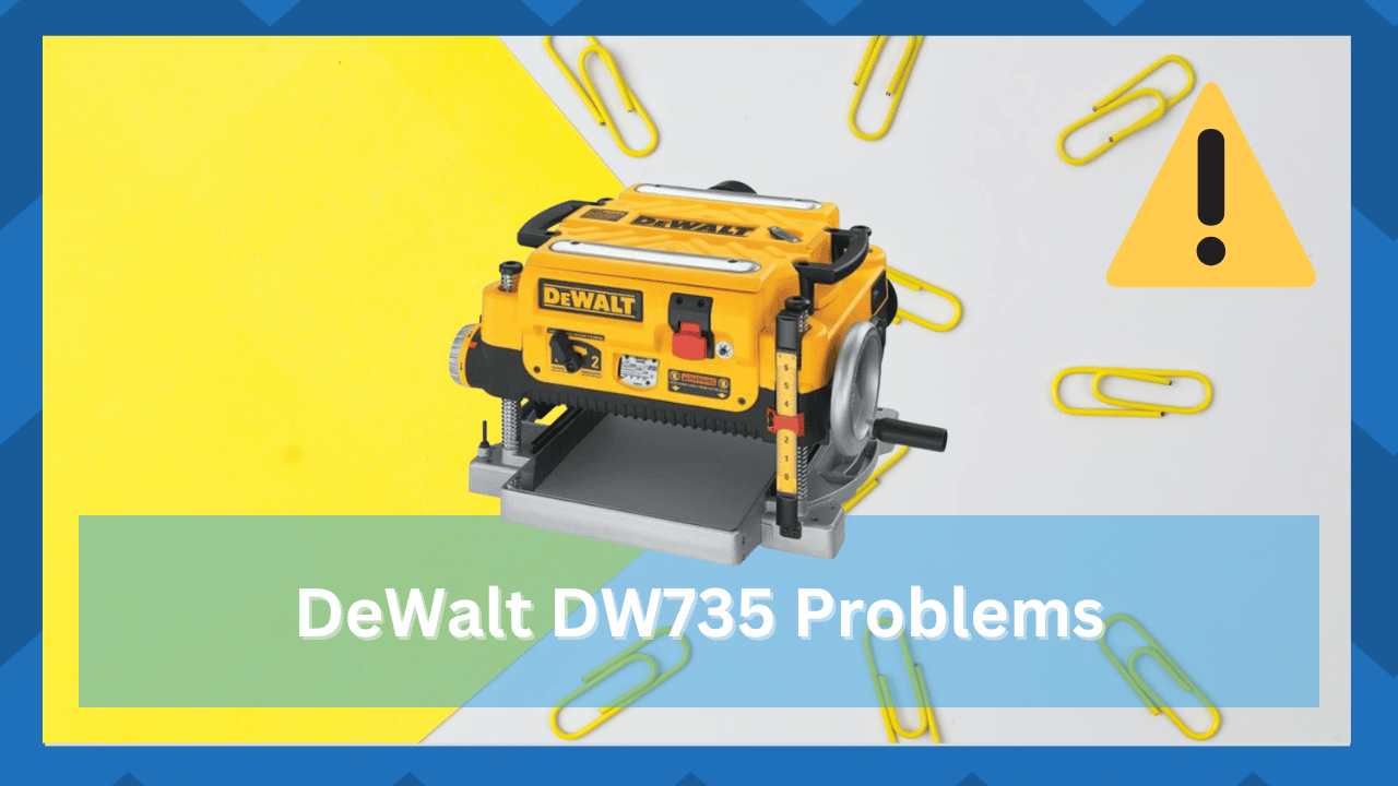 dewalt thickness planer dw735 problems