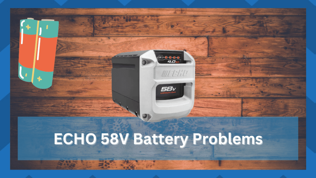 echo 58v battery problems