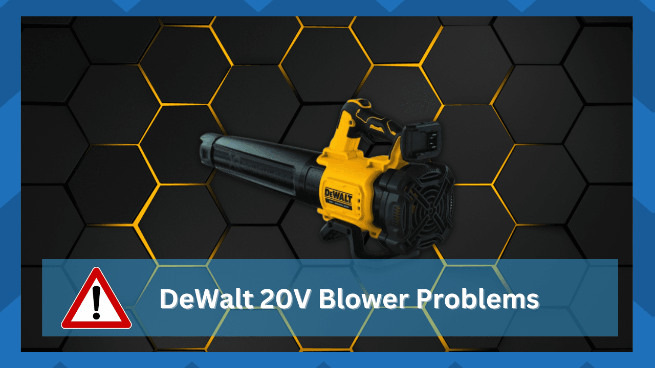dewalt 20v blower problems