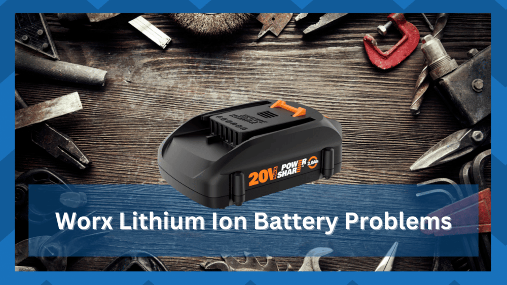 worx lithium ion battery problems