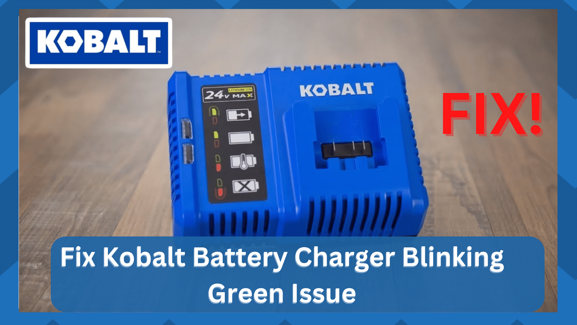 traveller battery charger blinking green