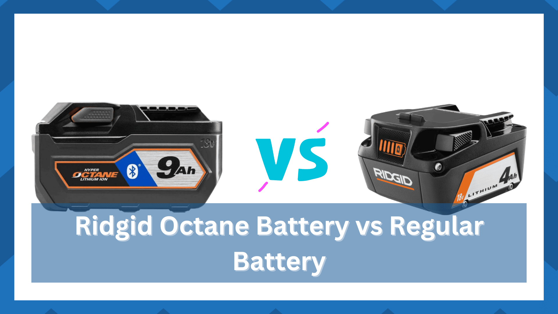 ridgid octane battery vs regular battery