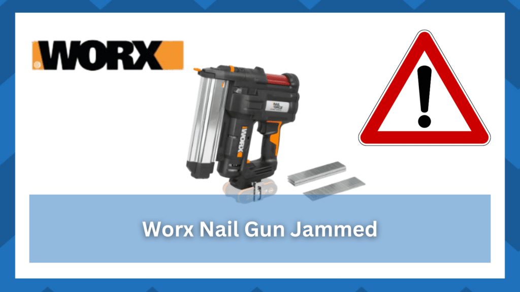 worx nail gun jammed