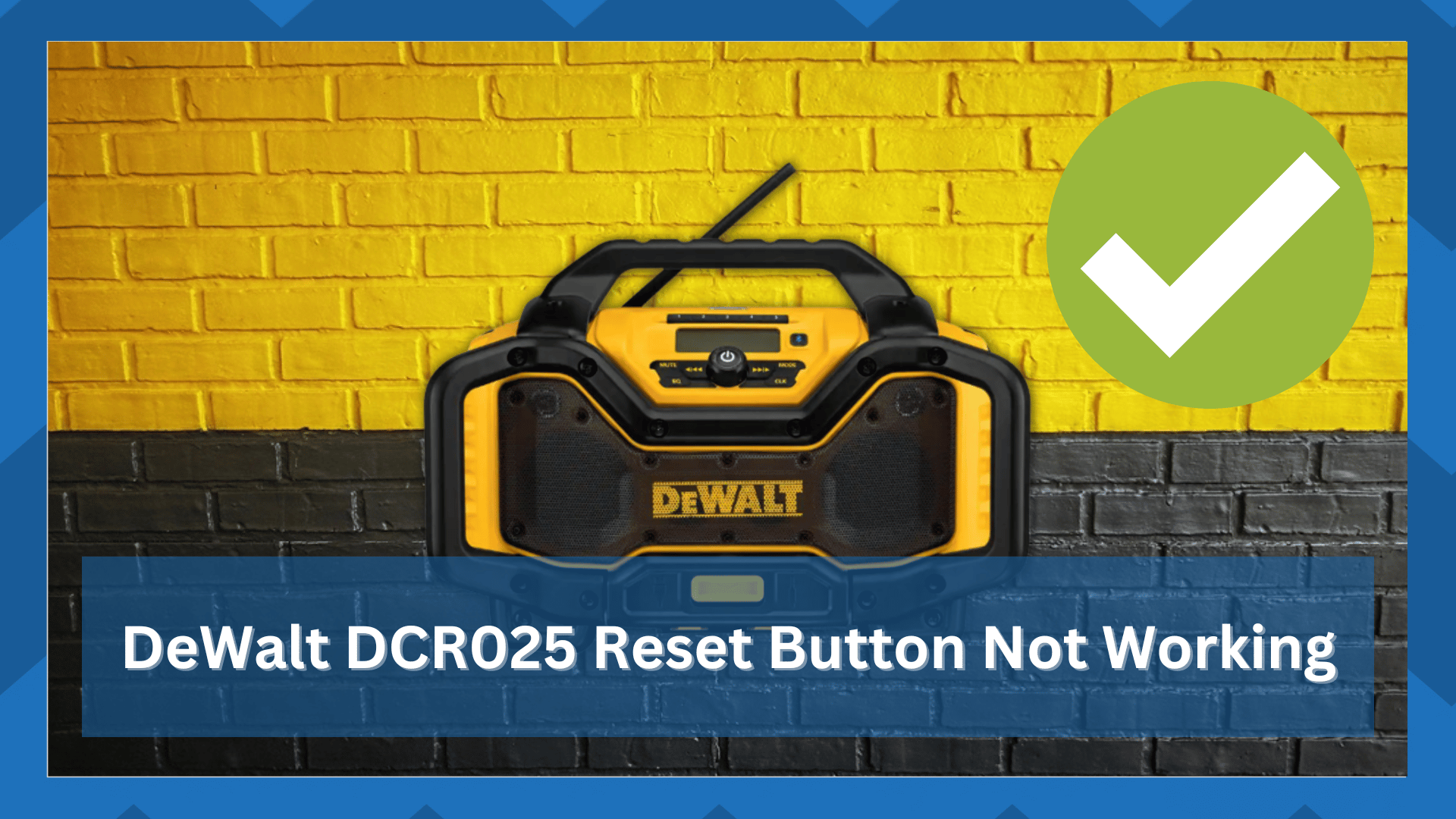 dewalt dcr025 reset button