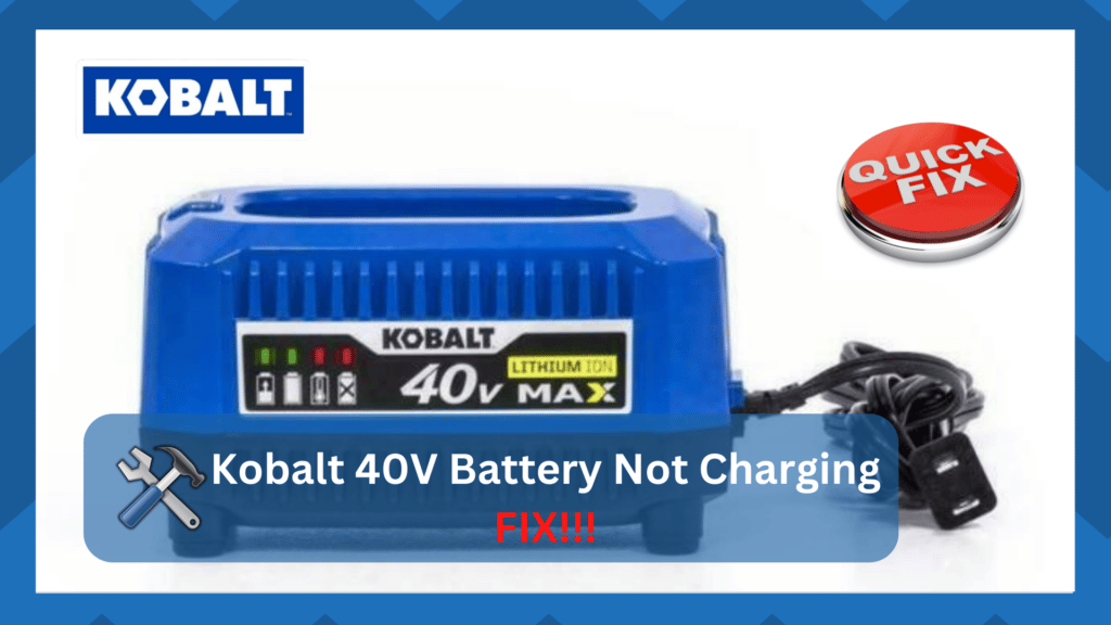 Kobalt 40v Battery Not Charging