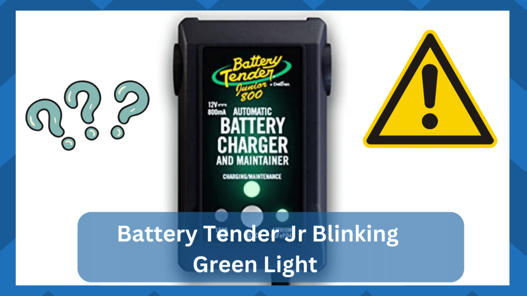 battery tender jr blinking green light