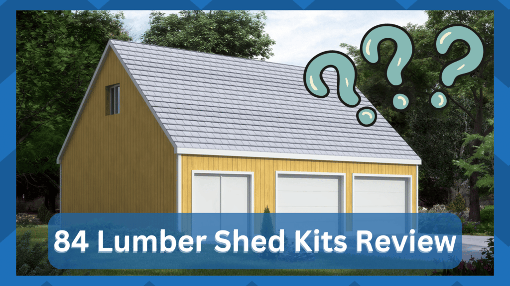 84 lumber shed kits review