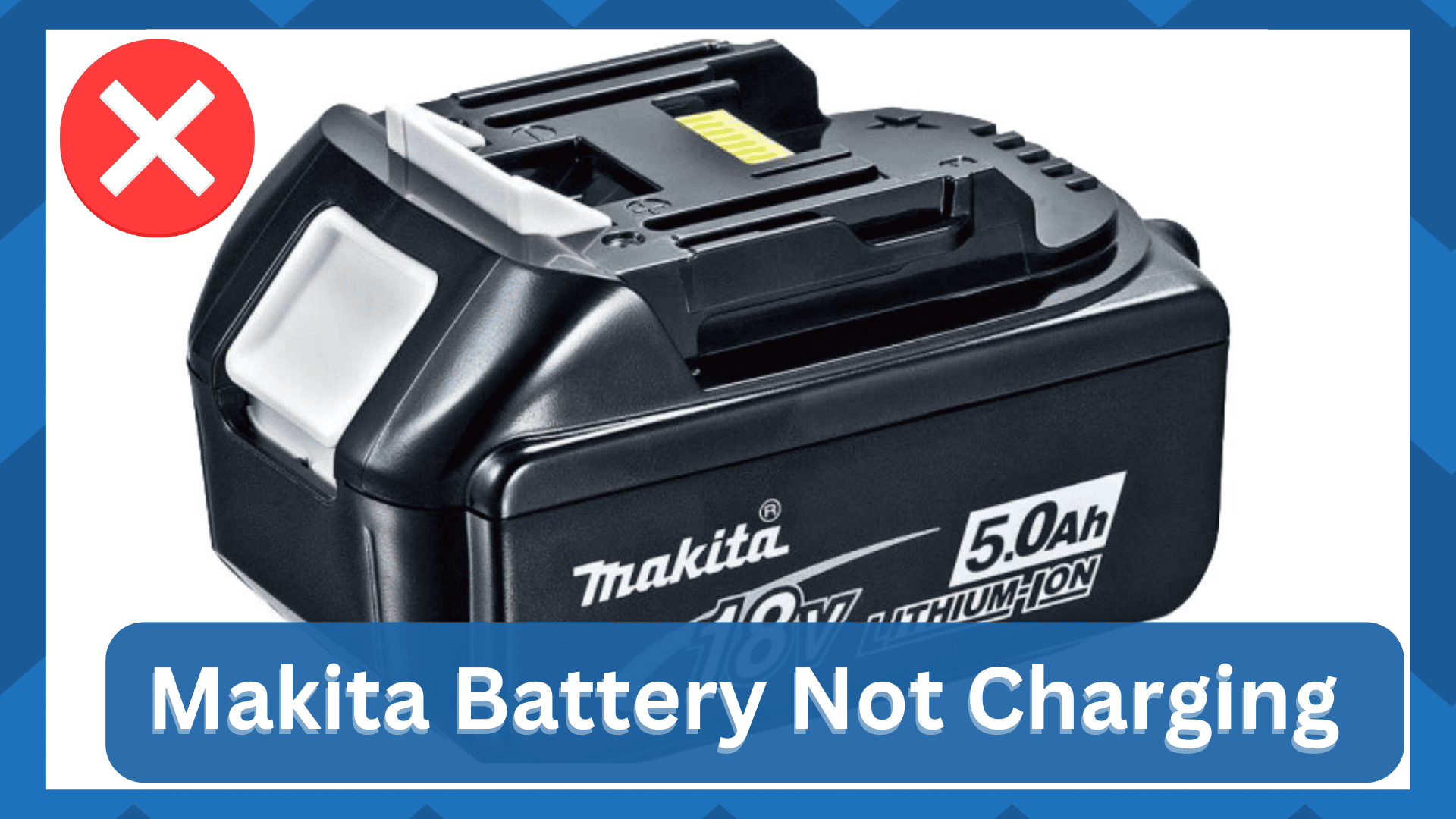 makita battery not charging