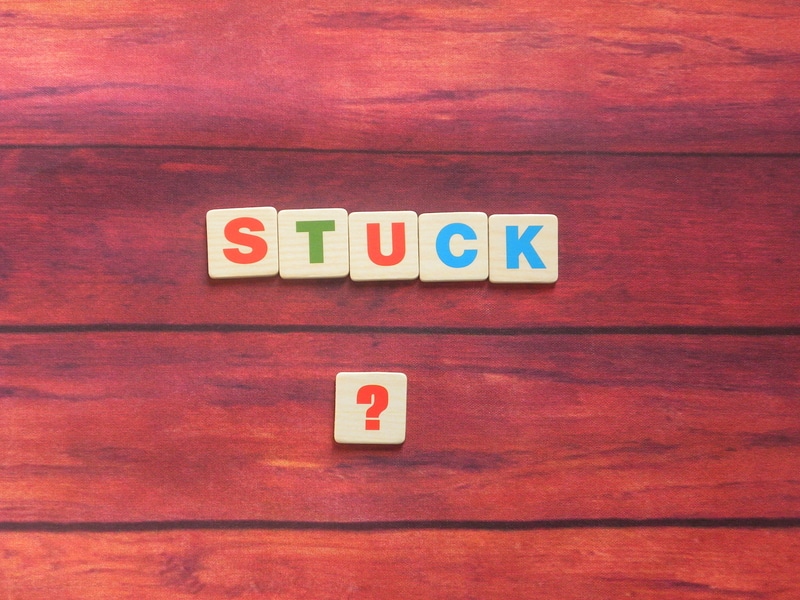 stuck word