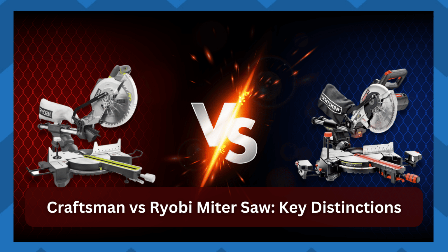 Craftsman vs Ryobi Miter Saw Key Distinctions HookedOnTool