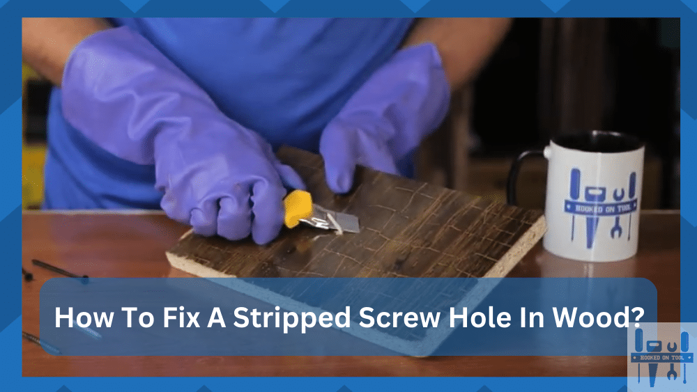 How To Fix A Stripped Screw Hole In Wood? HookedOnTool