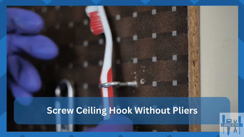 screw ceiling hook without pliers