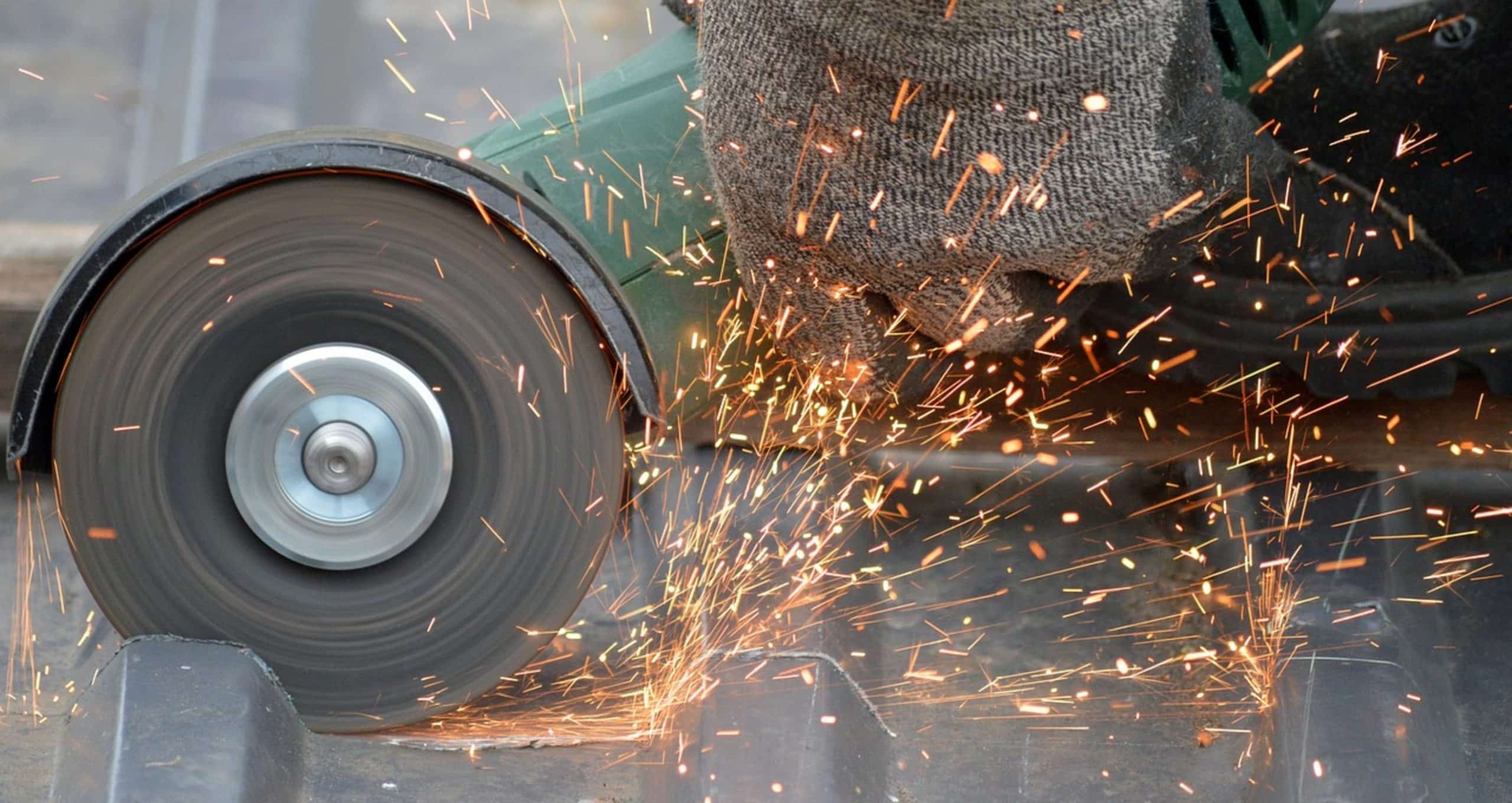 angle grinder cutting metal angle grinder cutting metal