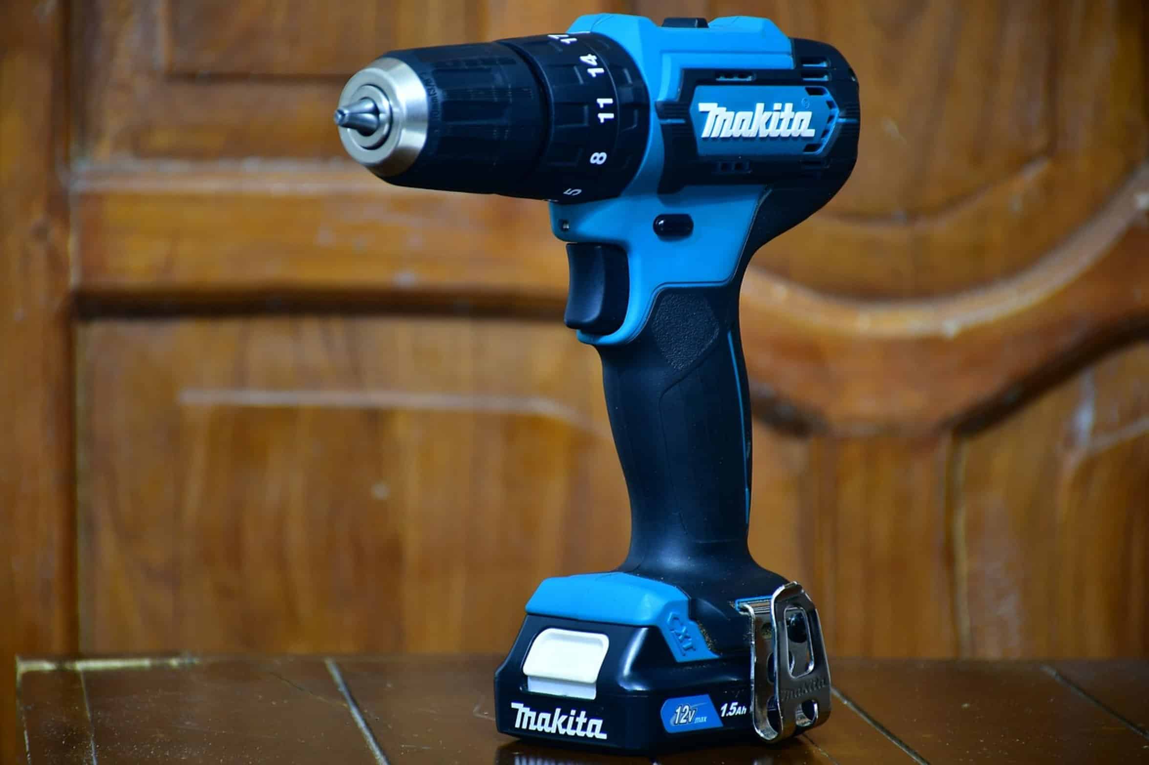 cordless drill in use cordless drill in use