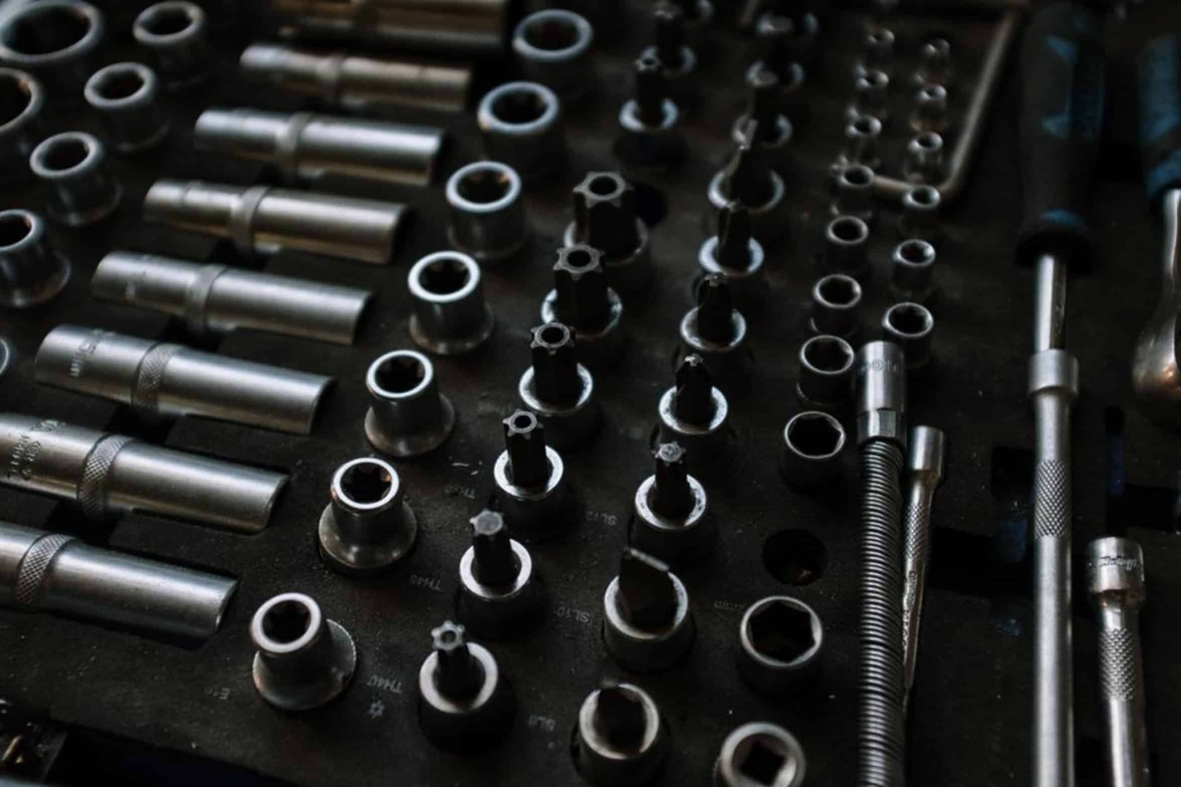 socket wrench on bolt socket wrench on bolt