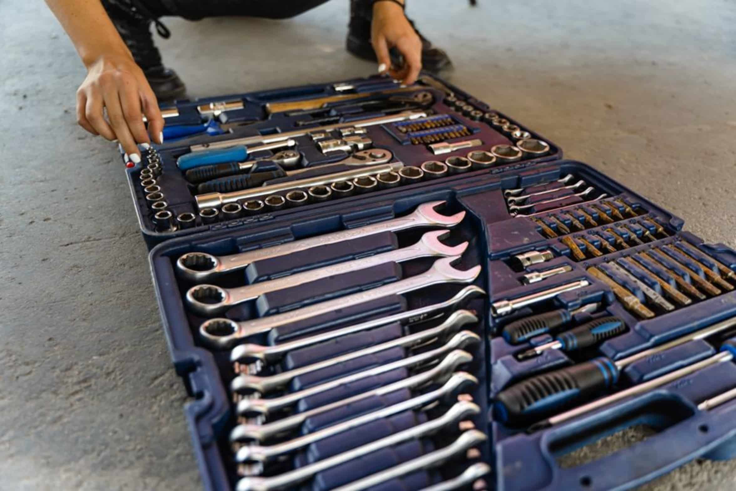tools in garage box tools in garage box